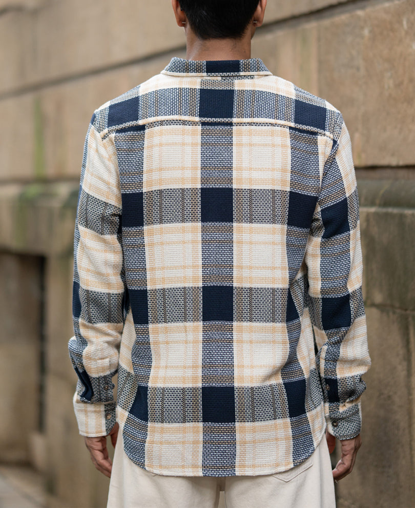 Multicolor Structured Checks Shirt
