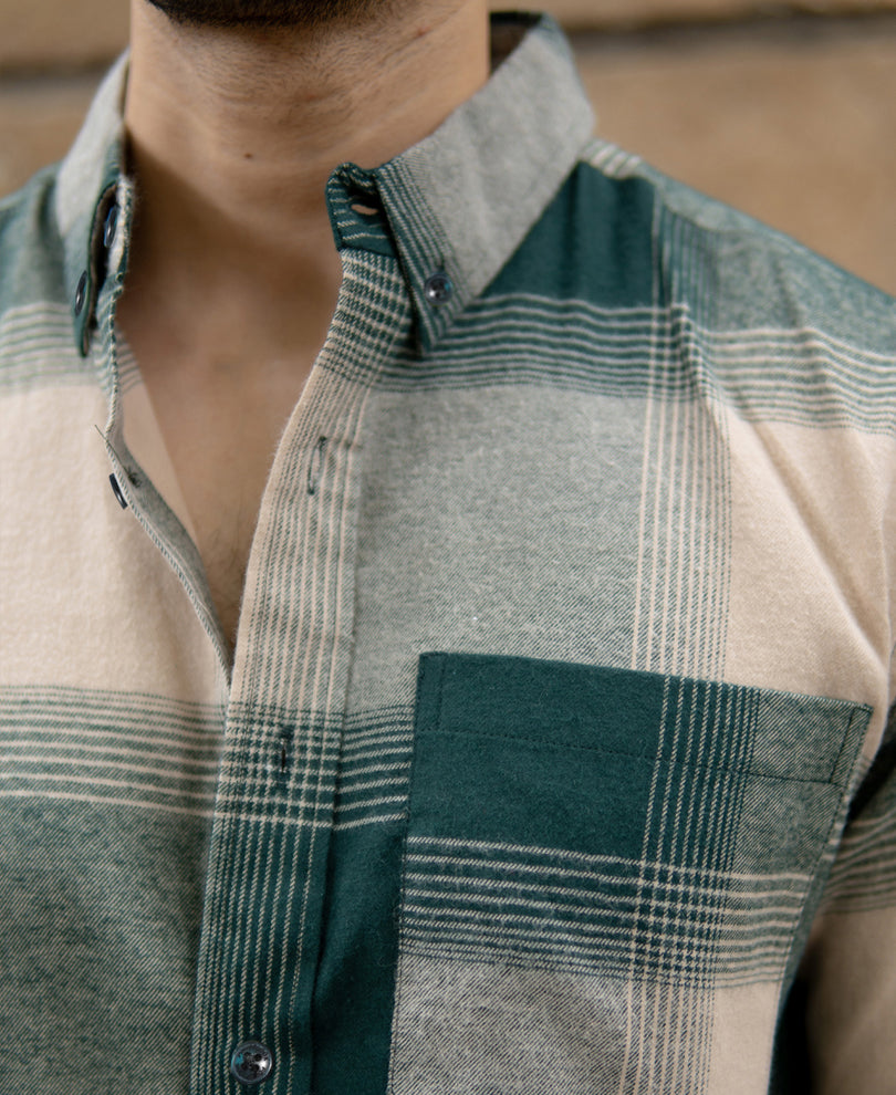 Green Checks Lightweight Shirt
