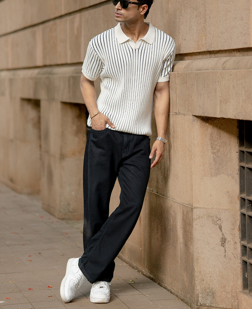 Off-White Structured Stripe T-Shirt