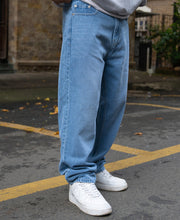 Mid Blue Washed Baggy Jeans
