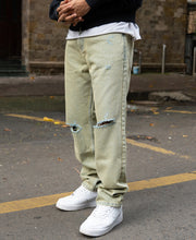 Tinted Blue Distressed Jeans