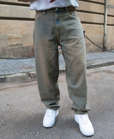 Blue Tinted Baggy Jeans