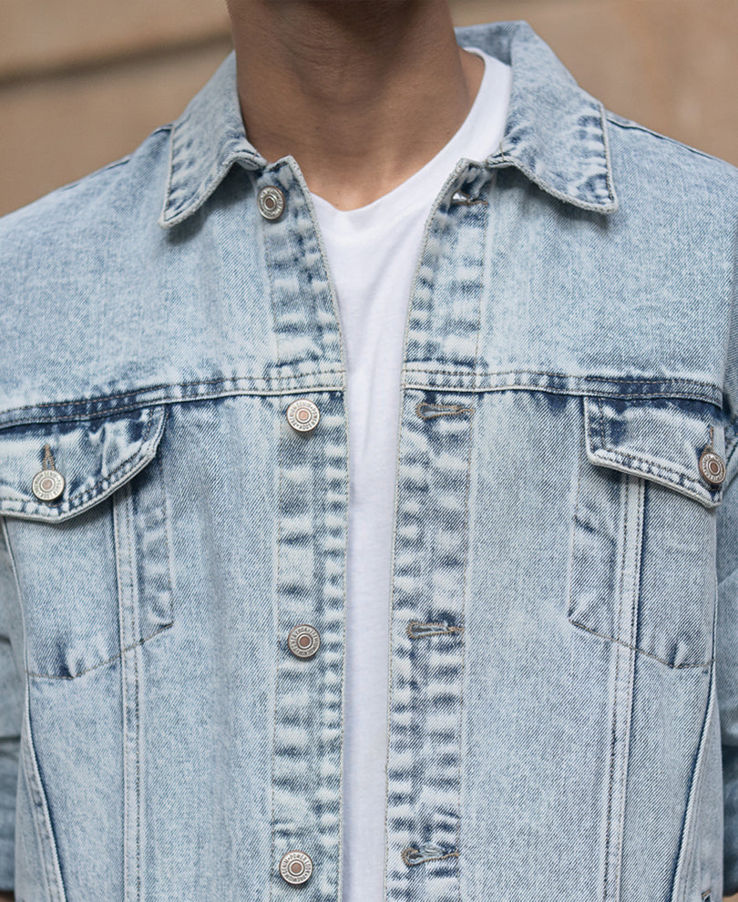 Ice Blue Denim Jacket