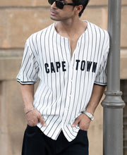 White Embroidered Structured Shirt