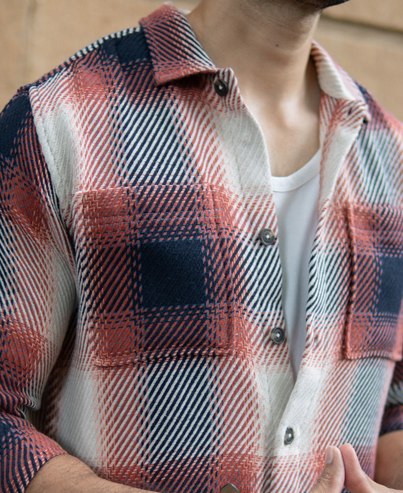Multicolour Twill Checks Shirt