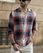 Multicolour Twill Checks Shirt