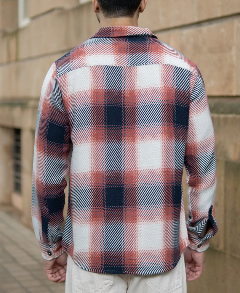 Multicolour Twill Checks Shirt