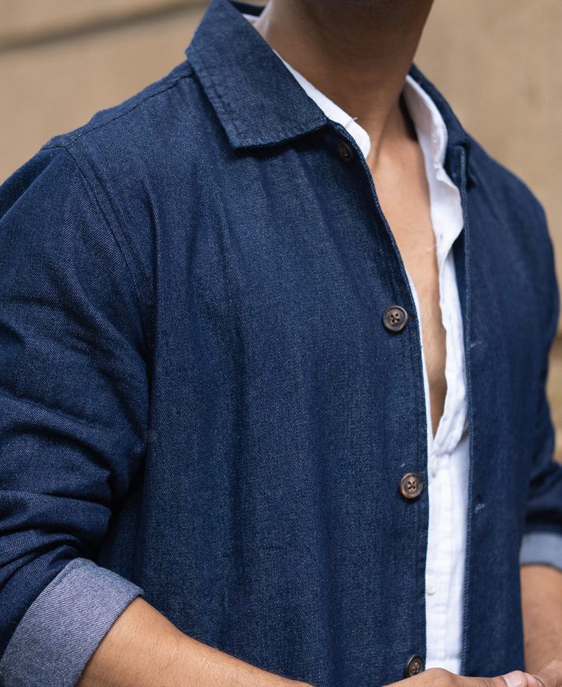 Indigo Denim Overshirt