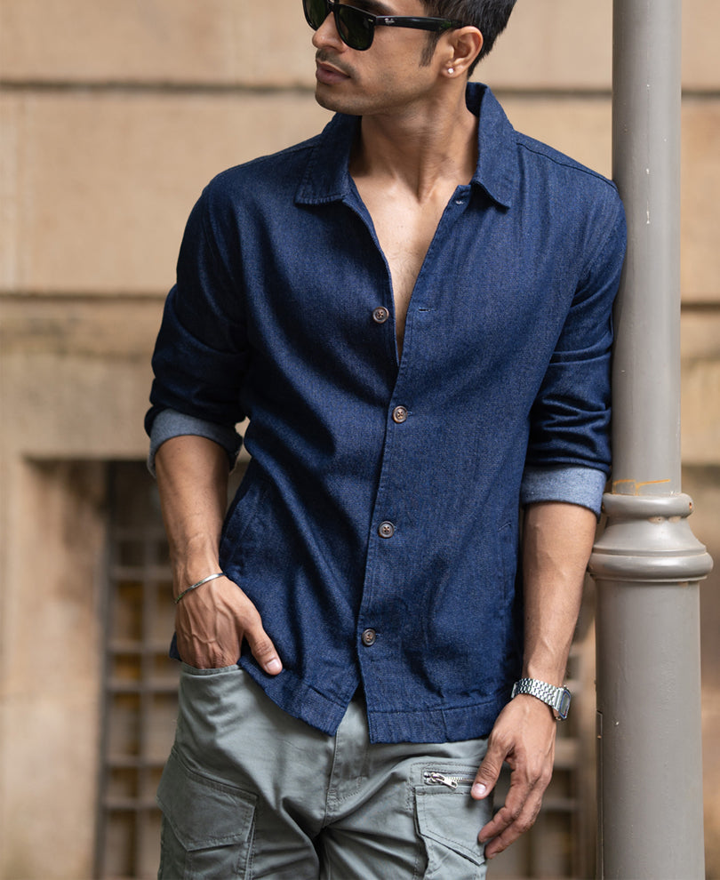 Indigo Denim Overshirt