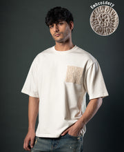 Off White Crochet Patch T-Shirt.