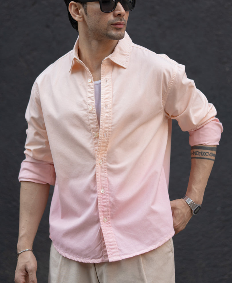 Light Peach Ombre Shirt