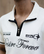 Off White Half Sleeves T-Shirt