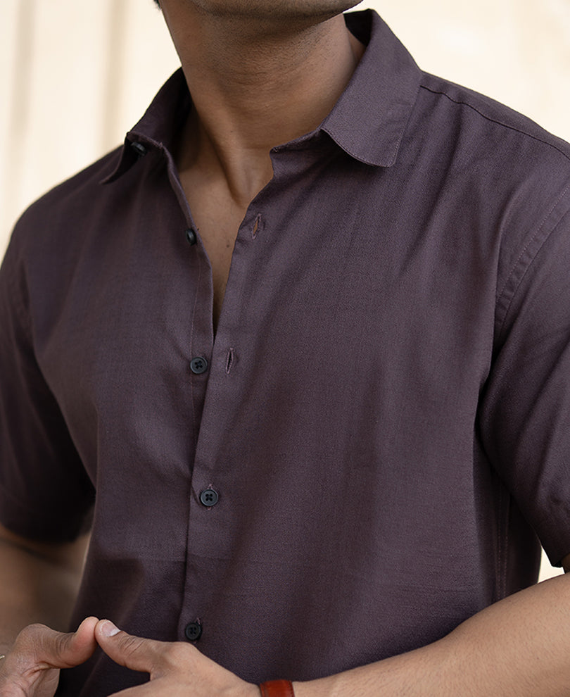 Coffee Brown Lightweight Shirt