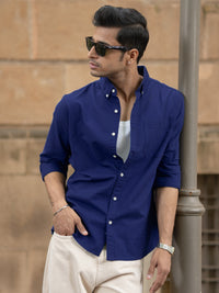 Royal Blue Oxford Shirt