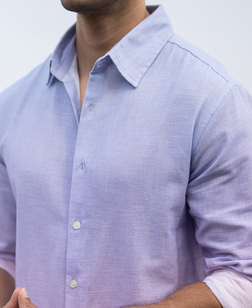 Lilac Ombre Print Shirt