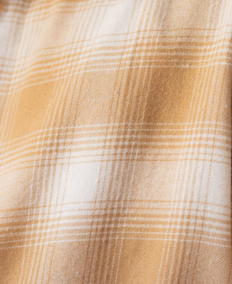 Beige Structured Checks Shirt