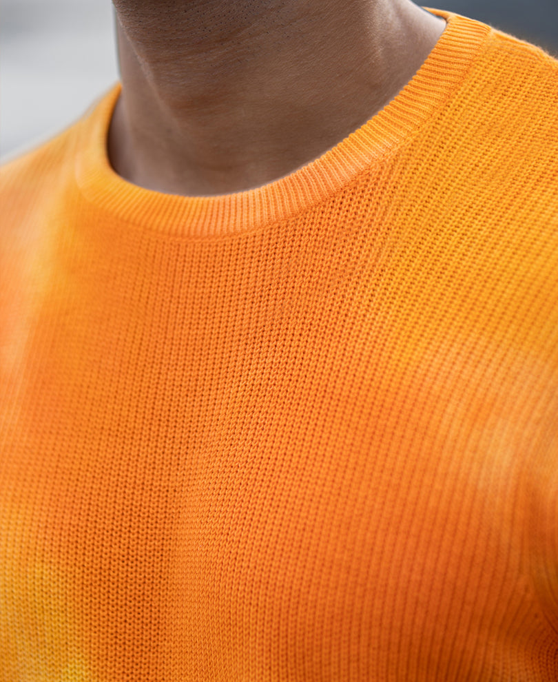 Orange Tie Dye T-Shirt