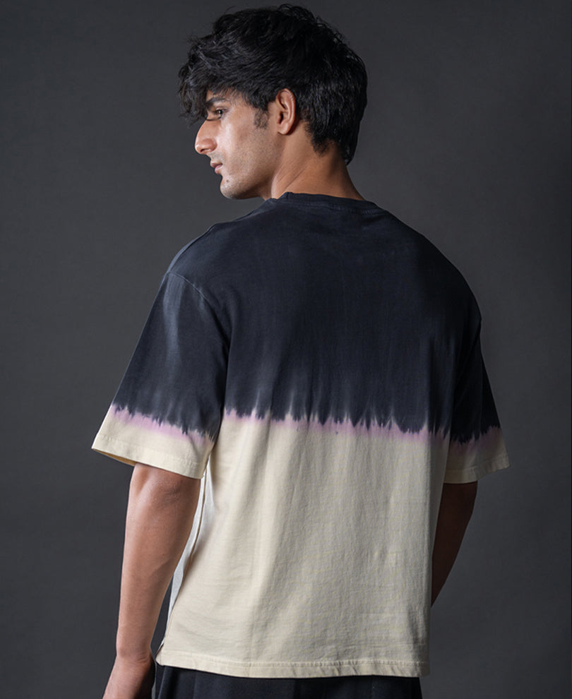 Black Bleached Graphic T-Shirt 100% Cotton