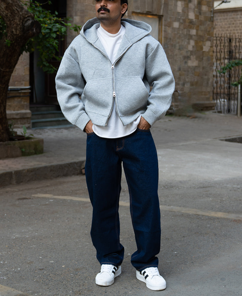 Raw Indigo Baggy Jeans.