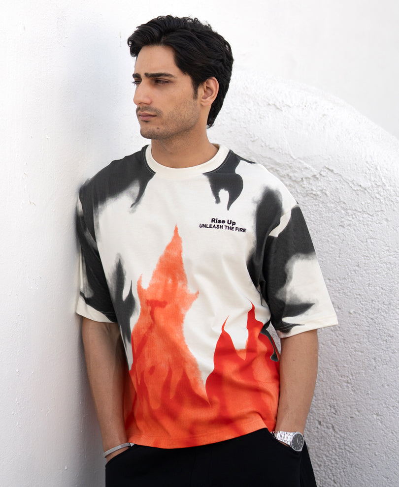 Multicolour Boxy Fit T-Shirt