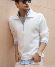 Offwhite Contrast Polo T-Shirt