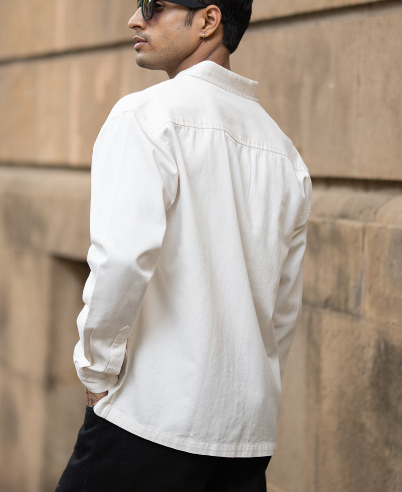 Off-White Graphic Twill Shirt