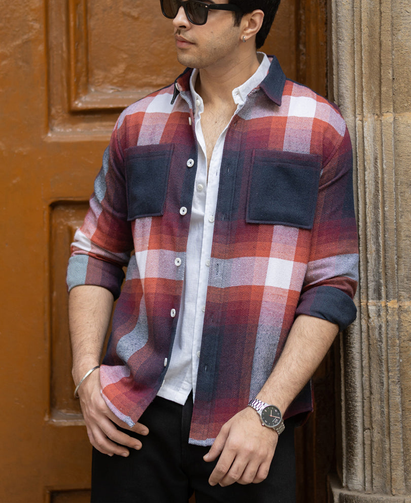 Multicolour Macro Checks Shirt