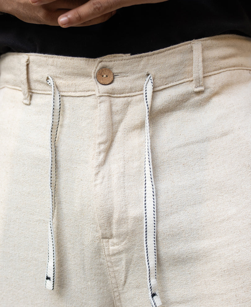 Natural Structure Linen Trouser