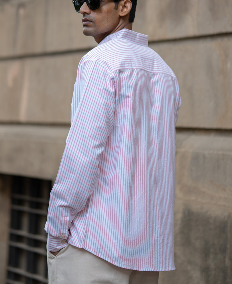 Pink Oxford Stripe Shirt