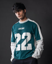 Bottle Green Graphic Basket Ball T-Shirt.