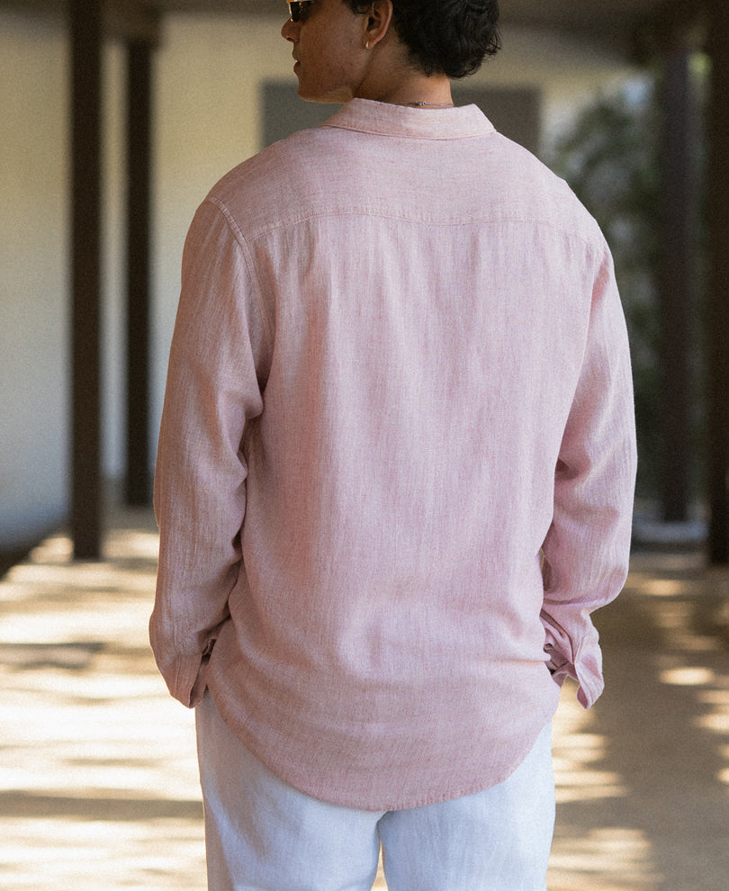 Onion Linen Blend Structured Shirt.