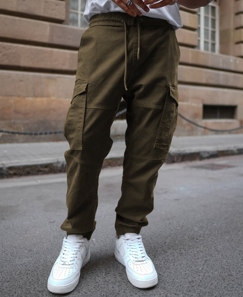 Brown Regular Fit Cargo Pant
