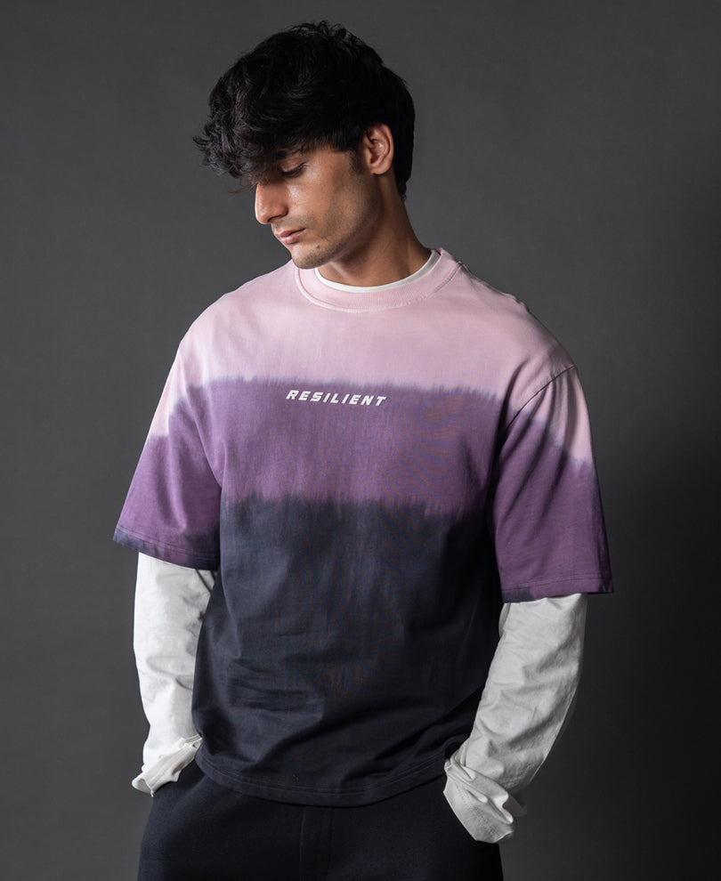 Purple Ombre Oversize T-Shirt.