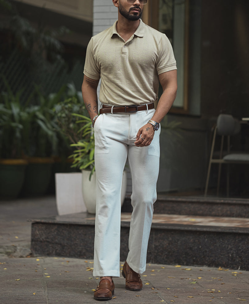 Pista Regular Fit Half SleevesÂ T-Shirt