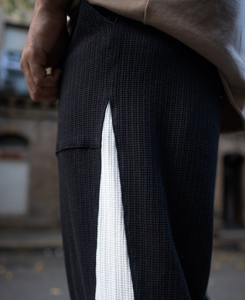 Black Casual Baggy Fit Track Pant