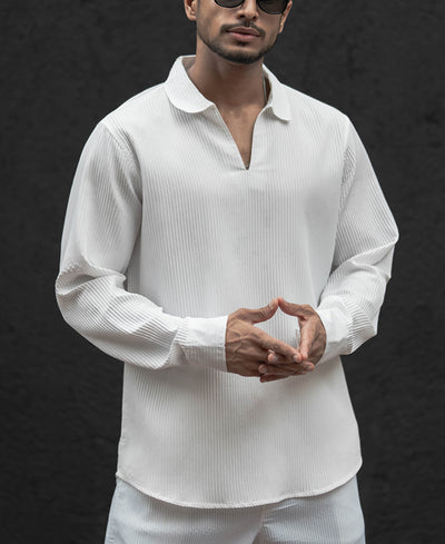 White Structured Cordset