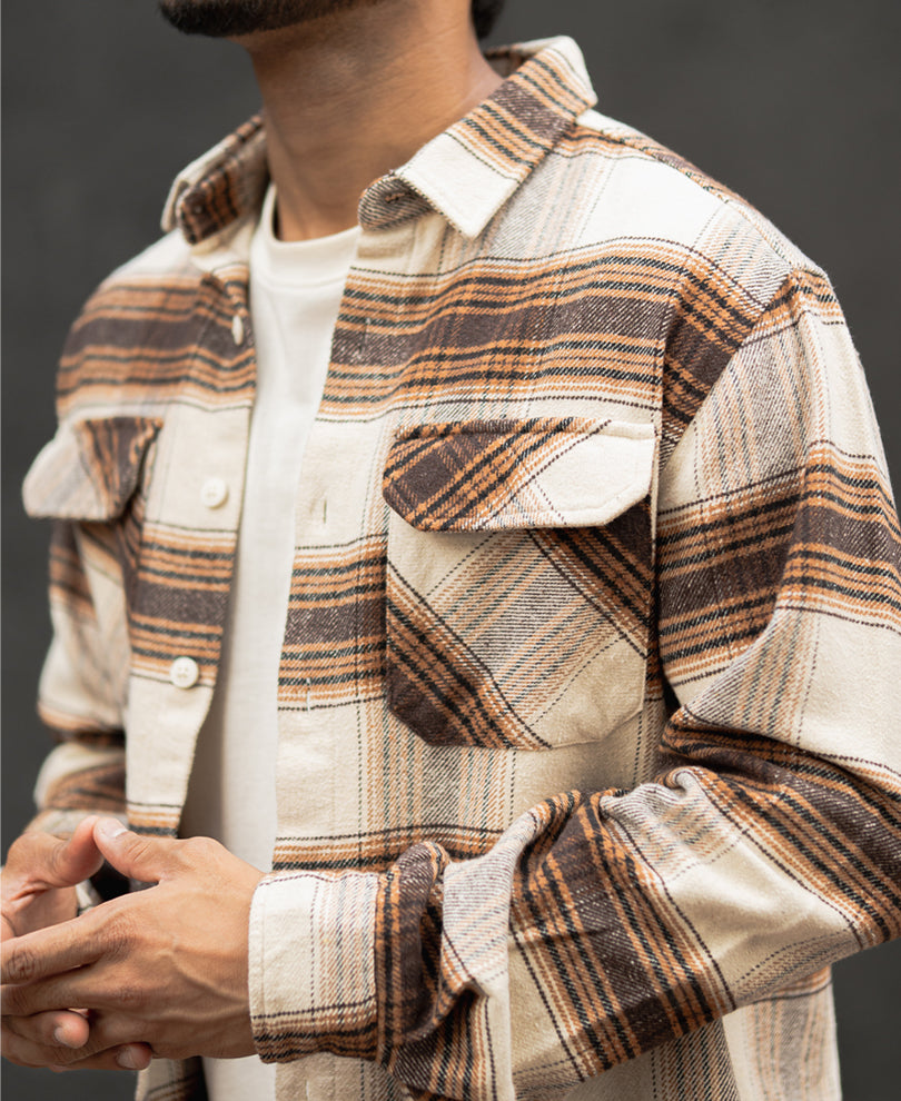Multi Colour Checked Regular Fit Full Sleeves Shirt