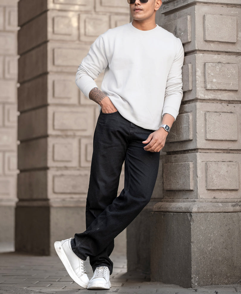 White Plain Regular Fit T-Shirt