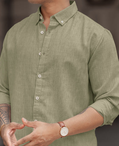 Pista Regular Fit Plain Full Sleeves Shirt