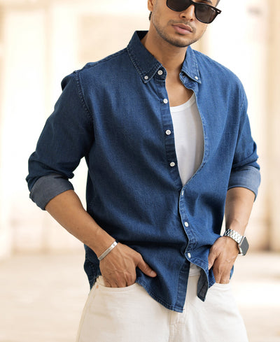 Blue Denim Shirt