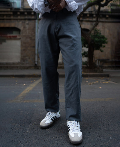 Grey Cotton Pant