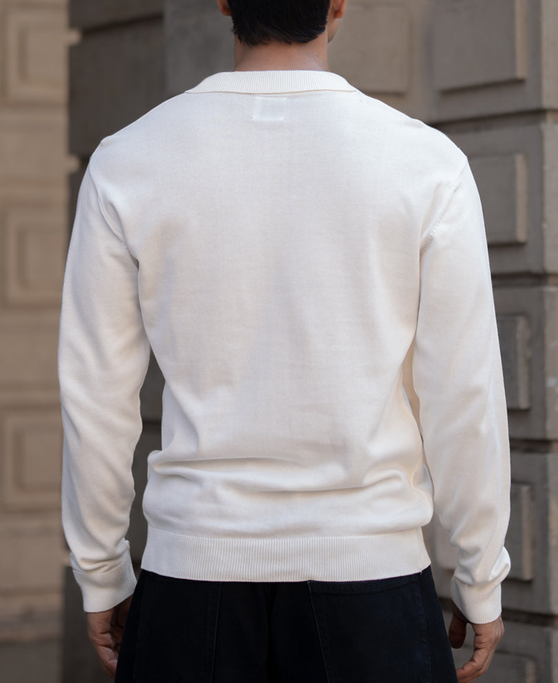 White Lightweight SweaT-Shirt