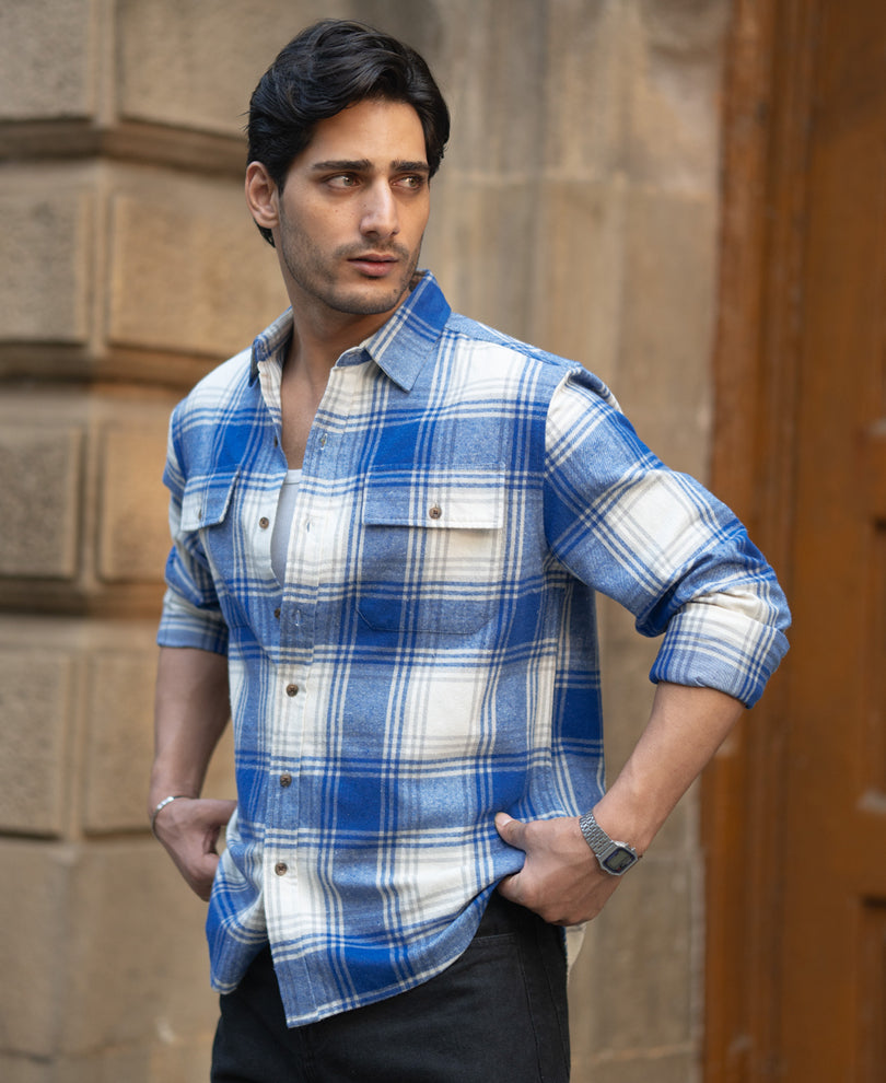 Royal Brushed checks shirt.
