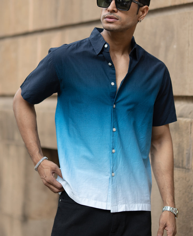 Dark Navy Ombre Shirt