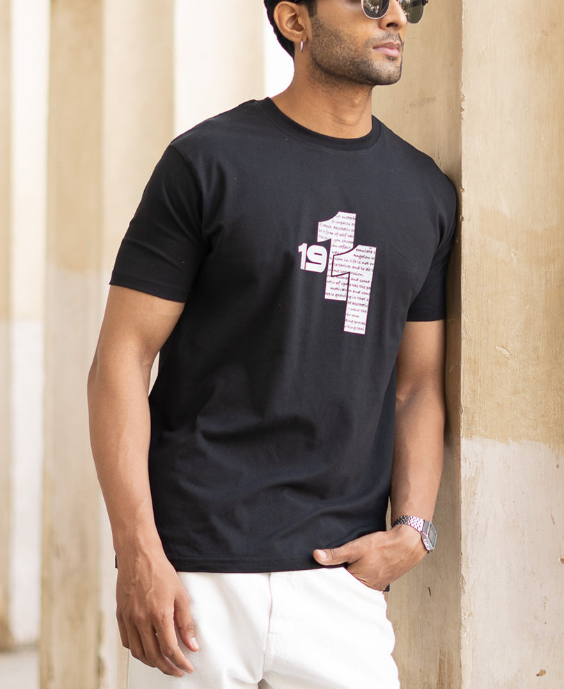 Black Lucent Graphic T-Shirt