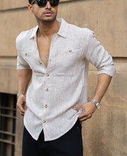 Beige Shirt With Pockets