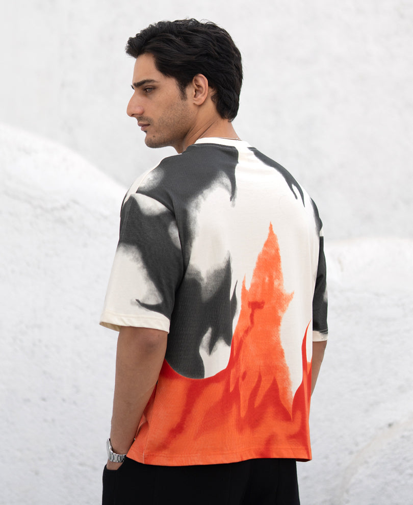 Multicolour Boxy Fit T-Shirt