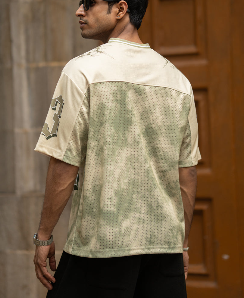 Sage Graphic Varsity T-Shirt.