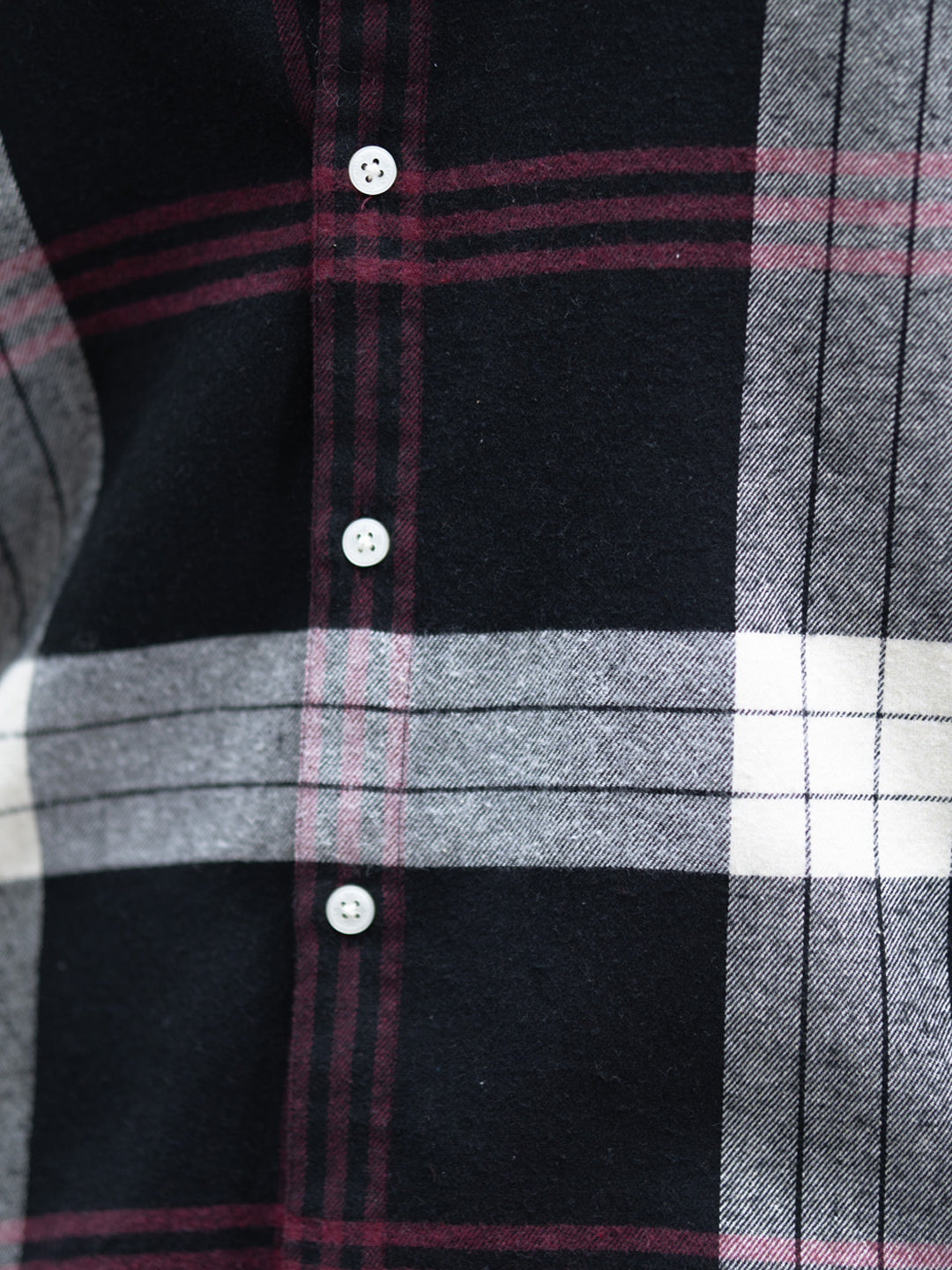 Black Checks Button Down Shirt