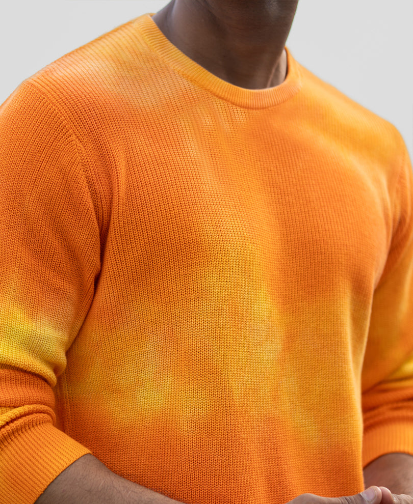 Orange Tie Dye T-Shirt